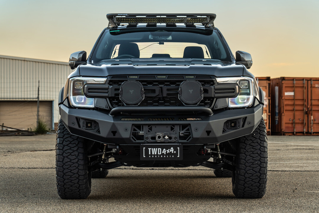 Twd 4x4 Vikor Diablo guard skid plate Rescue winch Spartan spotlight VK402 VK301 VKX Profender lift wheel tyre Next Gen Ranger black 20240510_4-2